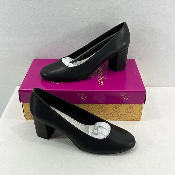 Easy Street Proper Pumps Black Various Sizes- NIB - Picture 1 of 7